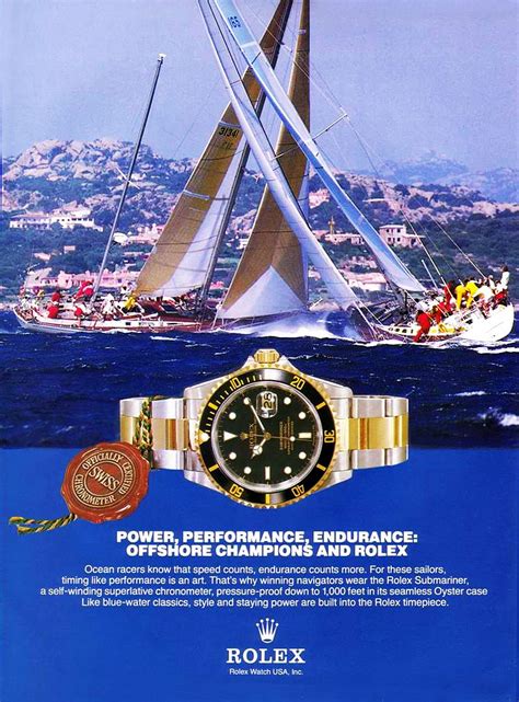 advertising rolex|rolex submariner advertisement.